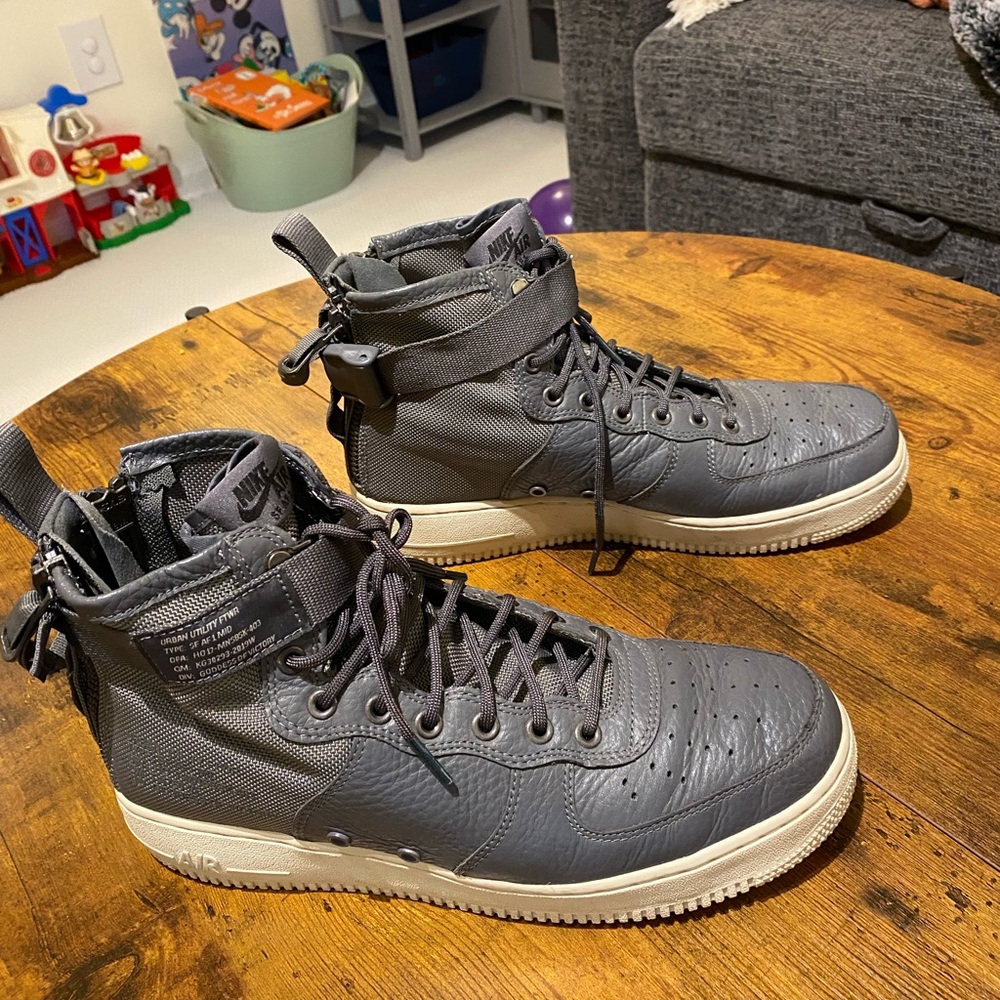 Nike Dark Gray High-Top Sneakers